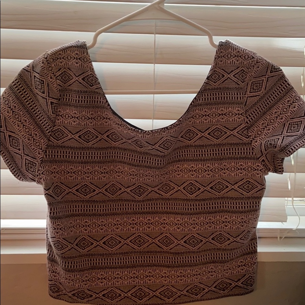 Pattern crop top